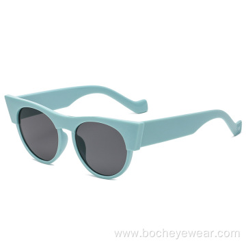 European and American fashion round cat's Eye Sunglasses Women's WindNet red street Sunglasses men's fashion sunglasses s21184